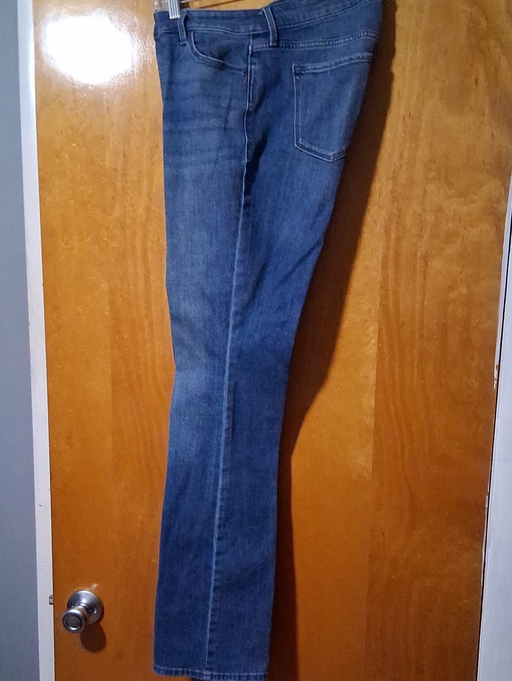 Classic Women's Blue Denim Jeans - Casual Straight Leg 10